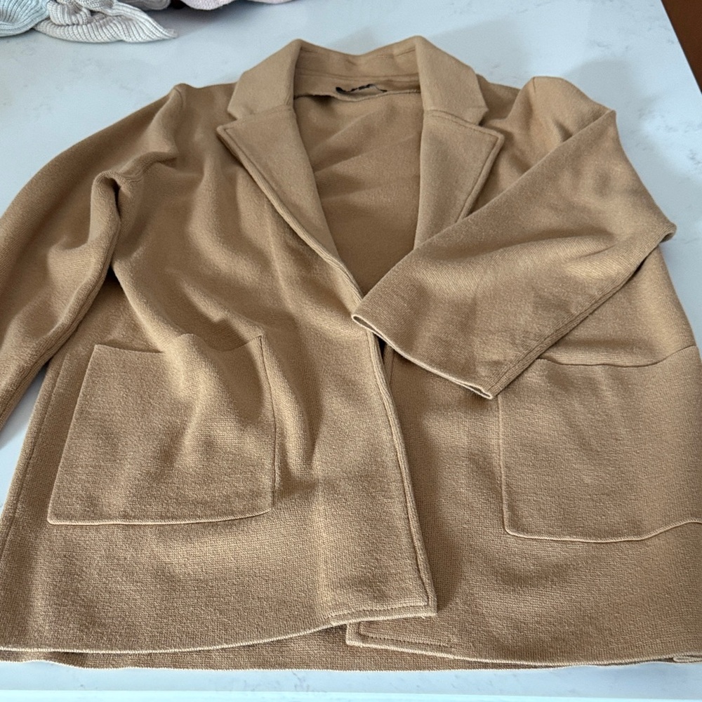 Quince Women's Camel Blazer